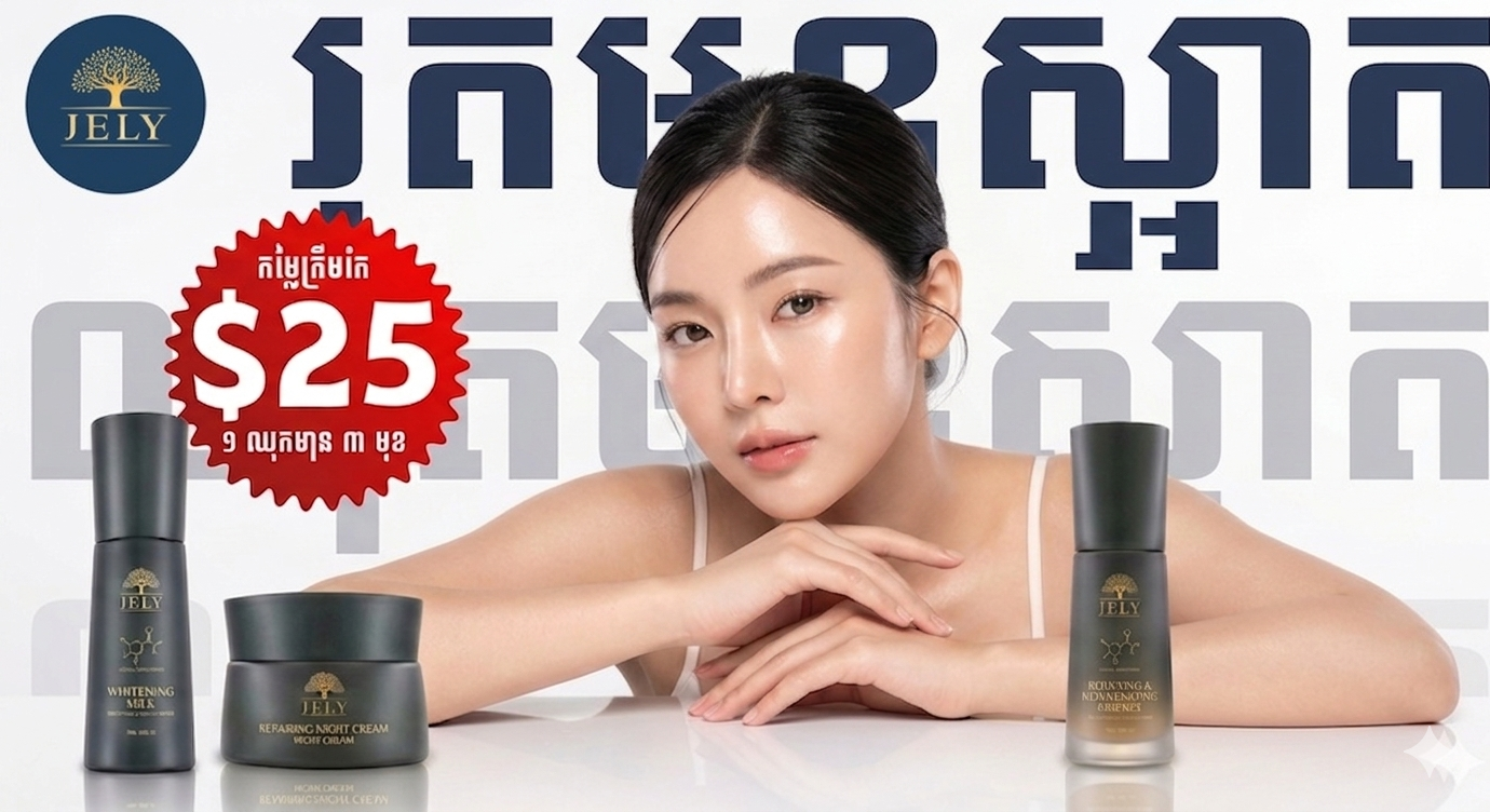 ឈុតមុខចែលី (JELY Face Set)